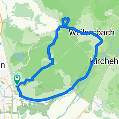 Forchheim - Retterner Kanzel - Weilersbach - Forchheim