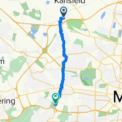 Würmradweg - Zwischen Karlsfeld und Pasing entlang der Würm (MVV-Tour)