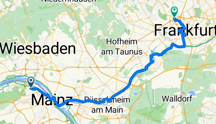 Mombach nach Eschborn