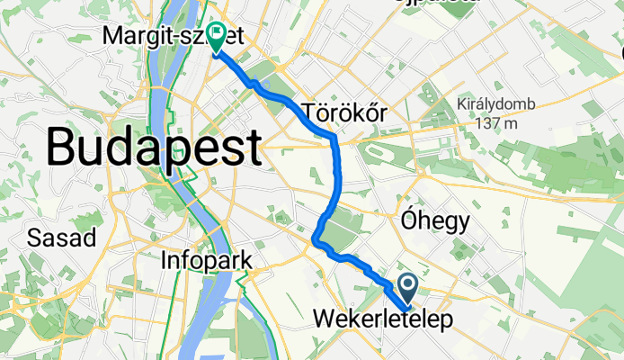 from Kispest to Dózsa-Váci