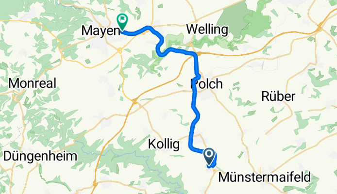 Radweg Naunheim - Mayen
