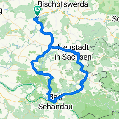 Großharthau Bad Schnadau - Neustadt (74km)