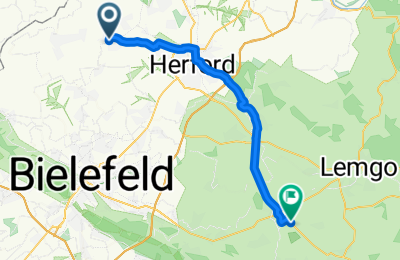Route in der Bikemap App öffnen