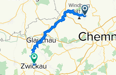 Route in der Bikemap App öffnen