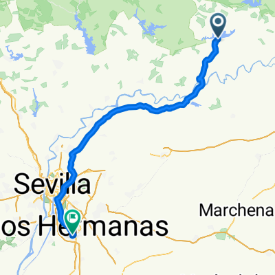 Von La Puebla de los Infantes nach Dos Hermanas