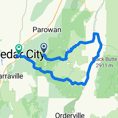 Brian Head » Cedar City 180 km