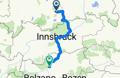 Route in der Bikemap App öffnen
