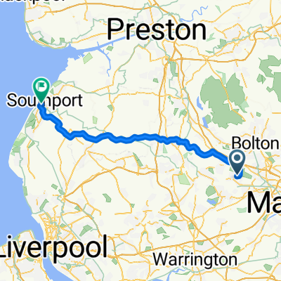 Atherton to Southport