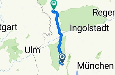 Route in der Bikemap App öffnen