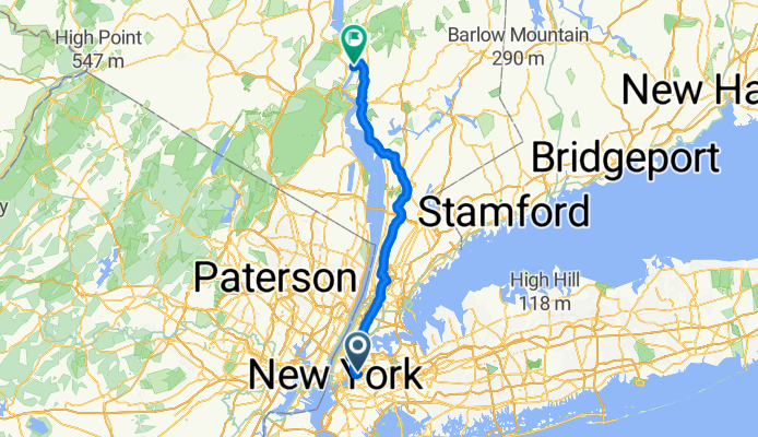NYC to Beacon 
