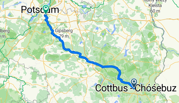 Cottbus-Lübben-Baruth-Trebbin-Potsdam