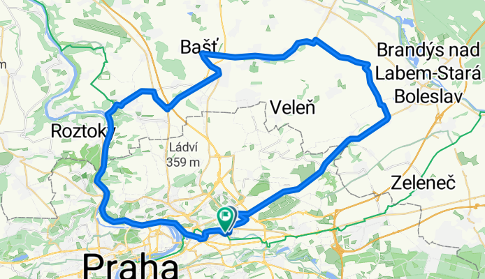 Kbely-Polerady-Mesice-Klecany