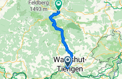 Route in der Bikemap App öffnen