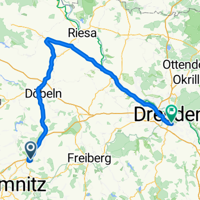 Frankenberg - Riesa - Dresden