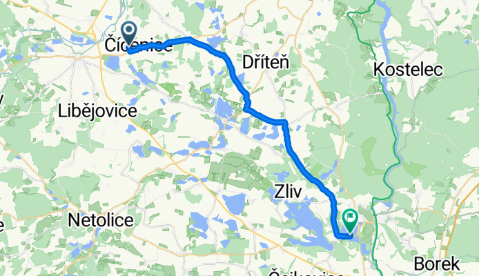 žst. Číčenice - Zoo Ohrada