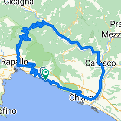 Zoagli-San Pantaleo-rapallo-Passo Della Crocetta.-chiavari-zoagli