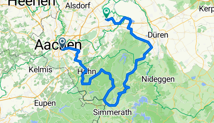 lange hohe Runde zum Blausteinsee