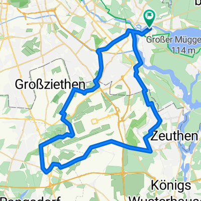 Köpenick - Schulzendorf - Wassmannsdorf - Köpenick