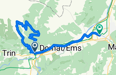 Route in der Bikemap App öffnen