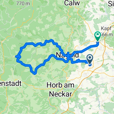 Bondorf- Nagold -Erzgrube- Nagold Herrenberg