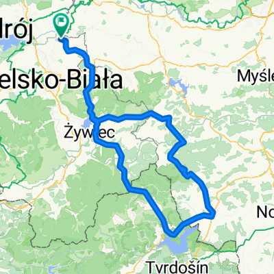 197 Dankowice - Żywiec - Namestovo - Jabłonka - Stryszawa - Oczków - Dankowice 