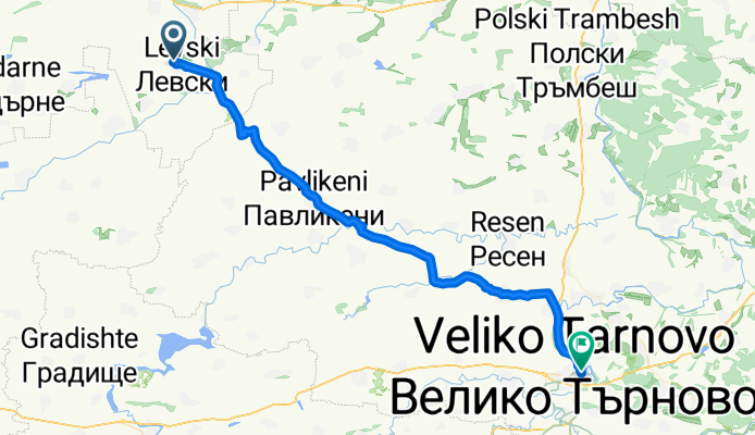 Levski - Samovodene - Veliko Tarnovo