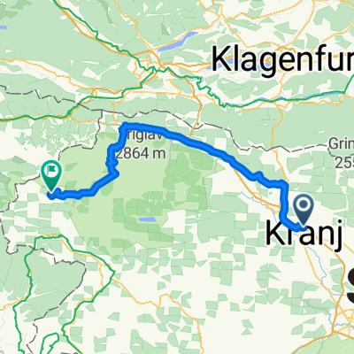 Kokrica - via Vršič - Bovec