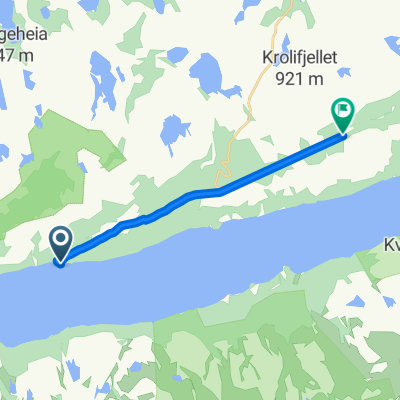 Pochod Songesand do Songedalen fjellgard