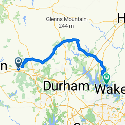 Efland to Falls Lake