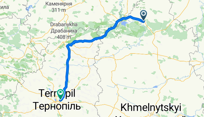 Славута-Кременець-Тернопіль