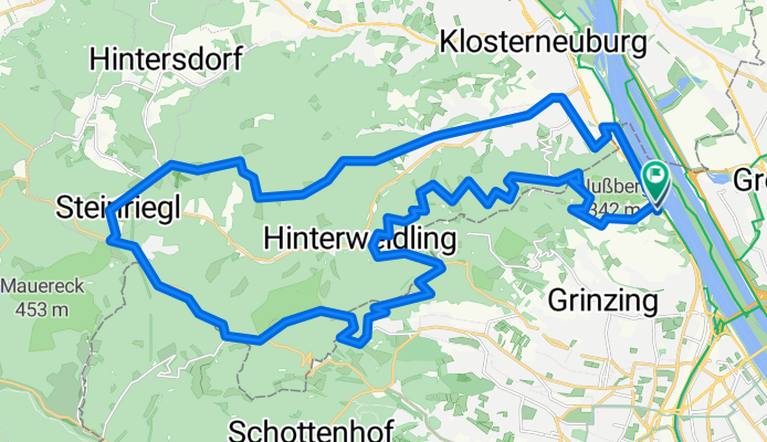 Kahlenbergerdorf Strecke