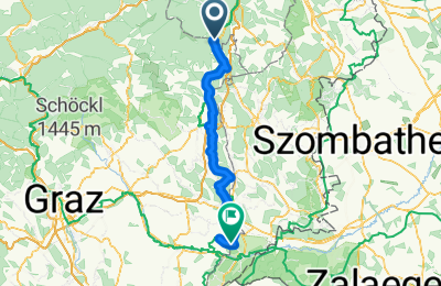 Route in der Bikemap App öffnen