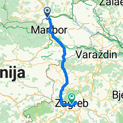 2013.08.05 Omiš 4 Spielfield - Zagreb Eurovelo 9