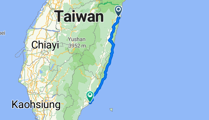 Hualien to Taidong Inner 11, Route 193 Way