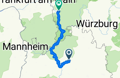 Route in der Bikemap App öffnen