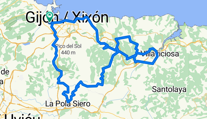 GIJON - POLA SIERO - VILLAVICIOSA - GIJON