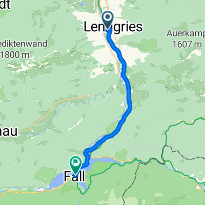 Lenggries-Sylvenstein per Rad