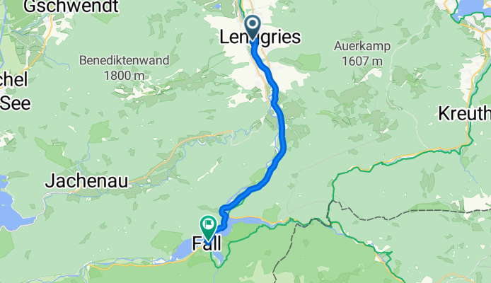 Lenggries-Sylvenstein per Rad