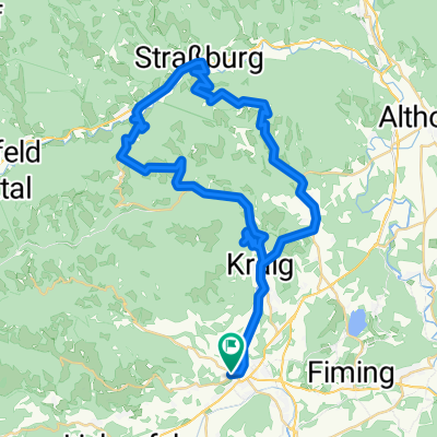 SV- Gunzenberg- Pisweg- Kraigerberg- ABBRUCH REGEN