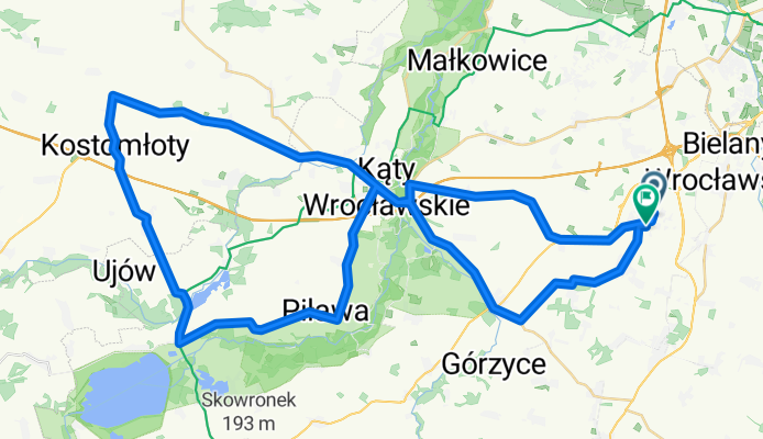 Pętla Kącka - przez Kostomłoty