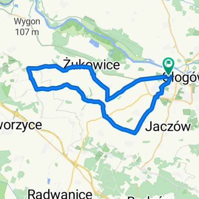 Głogów-Wrzgórza Dalkowskie-Głogów