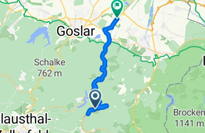 Route in der Bikemap App öffnen
