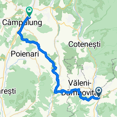Traseu MTB Malu cu Flori Campulung Muscel