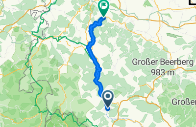 Route in der Bikemap App öffnen