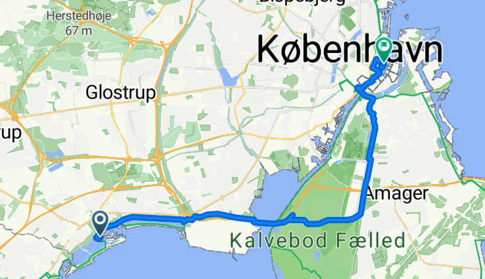2012 Kodaň - Berlín - 1. den  Ishoj - Kodaň (a zpět) 