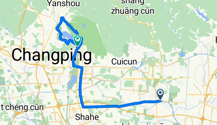 小湯山---十三陵水庫