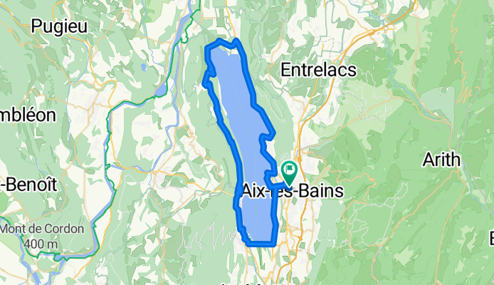 Tour du Lac d'Aix les Bains