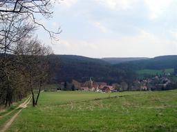 Hebe Bild 10 entlang der Bikemap-Route "20.04.10 Weimar-Köttendorf-Oettern-Kötsch-Volleroda-Weimar [Bilder]" hervor