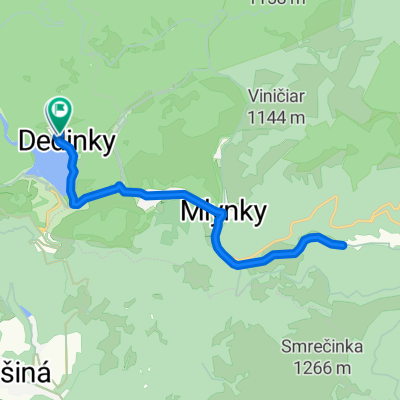 Dedinky - Rakovec - Sykavky a späť