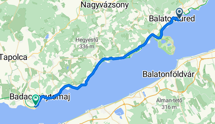 Balaton kör - Szakasz 3 (Füred - Badacsony)
